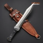 Short Damascus Sword