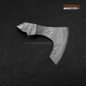 Handmade Damascus Steel Axe Head - Image 4