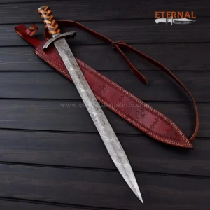 Handcrafted Damascus Sword - Image 3