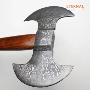 Damascus Steel Double Edge Axe - Image 10