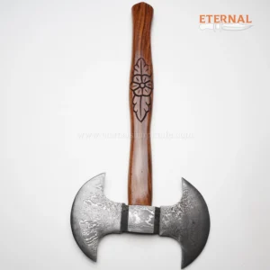 Damascus Steel Double Edge Axe - Image 5