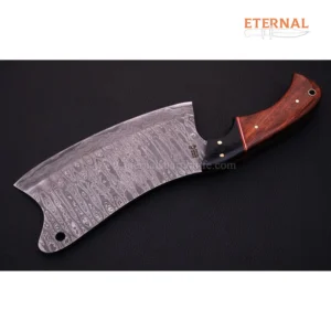 Fancy Handmade Damascus Cleaver - Image 3