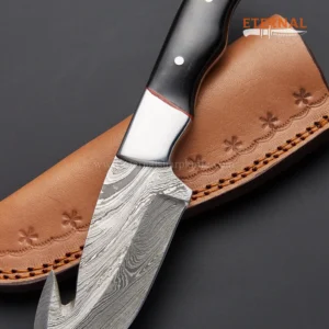 Damascus Guthook Knife - Image 3